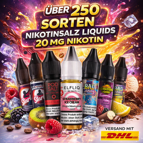 Liquids 20mg nikotinsalz 250 - 20mg,
