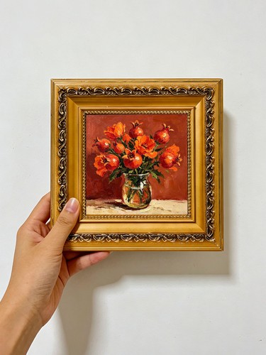 Roter granatapfel blumenvase - roter,