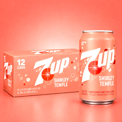 7up shirley temple pomegranate - 7up,